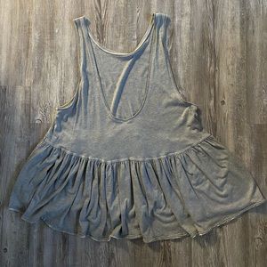 We The Free Grey Tank Top Size S